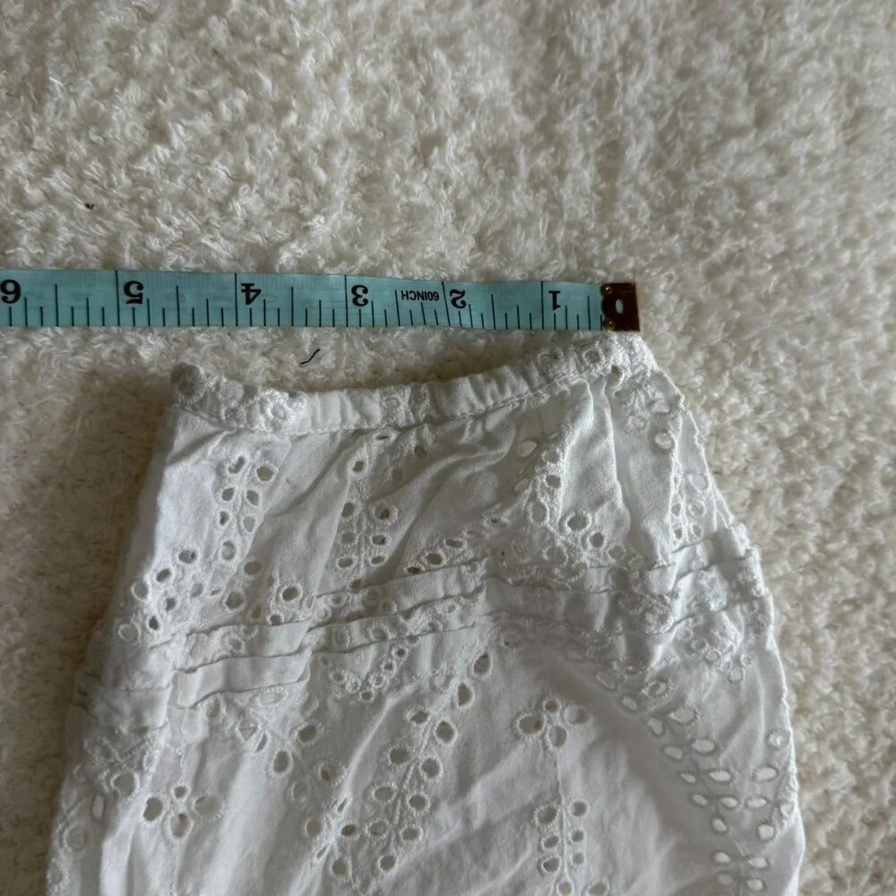 Sanctuary Eyelet, White 100% Cotton Dress Size S - Picture 10 of 10